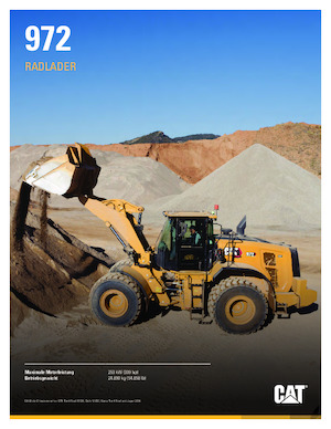 Колісні навантажувачі Caterpillar 972