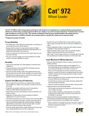 Колісні навантажувачі Caterpillar 972