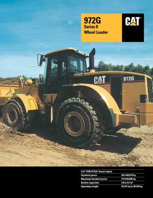Колісні навантажувачі Caterpillar 972 G II