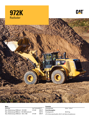 Колісні навантажувачі Caterpillar 972K