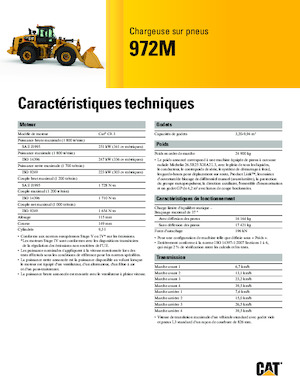 Колісні навантажувачі Caterpillar 972M