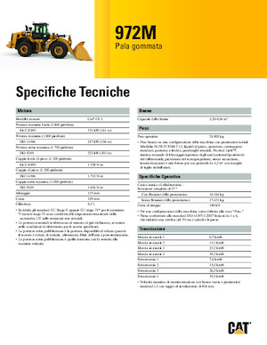 Колісні навантажувачі Caterpillar 972M