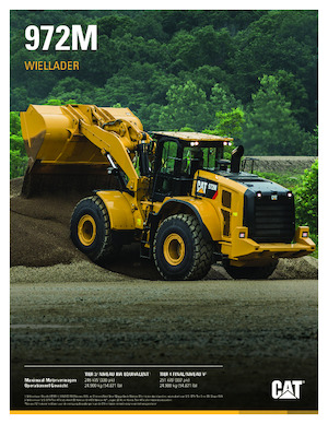 Колісні навантажувачі Caterpillar 972M