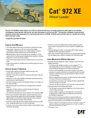 Колісні навантажувачі Caterpillar 972XE