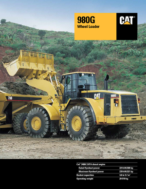 Колісні навантажувачі Caterpillar 980 G