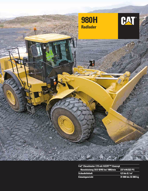 Колісні навантажувачі Caterpillar 980H
