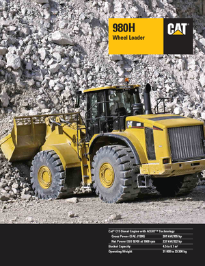 Колісні навантажувачі Caterpillar 980H