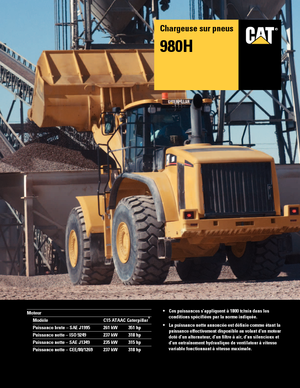 Колісні навантажувачі Caterpillar 980H