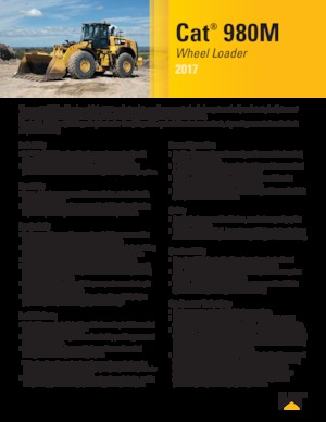 Колісні навантажувачі Caterpillar 980M