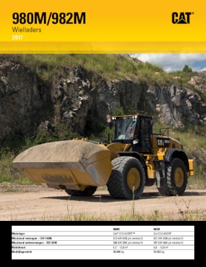 Колісні навантажувачі Caterpillar 980M