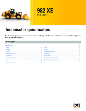 Колісні навантажувачі Caterpillar 982 XE
