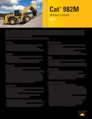 Колісні навантажувачі Caterpillar 982M