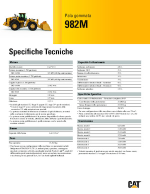 Колісні навантажувачі Caterpillar 982M