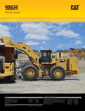 Колісні навантажувачі Caterpillar 986H