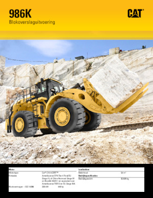 Колісні навантажувачі Caterpillar 986K