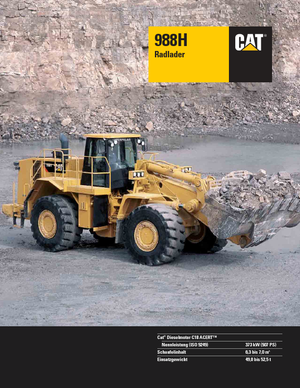 Колісні навантажувачі Caterpillar 988H