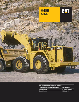 Колісні навантажувачі Caterpillar 990H