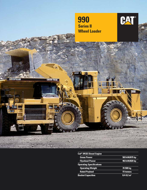 Колісні навантажувачі Caterpillar 990 II