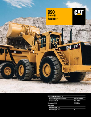 Колісні навантажувачі Caterpillar 990 II