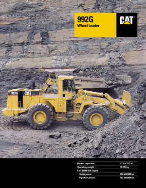 Колісні навантажувачі Caterpillar 992 G