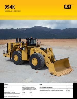 Колісні навантажувачі Caterpillar 994K