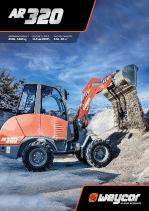 Колісні навантажувачі weycor AR 320