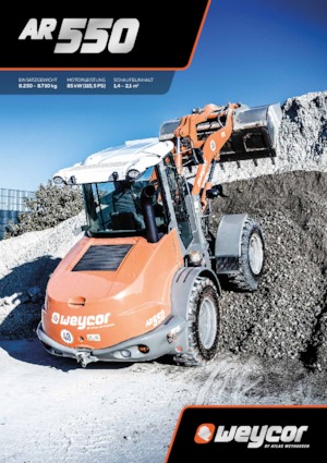 Колісні навантажувачі weycor AR 550