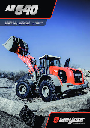 Колісні навантажувачі weycor AR 640