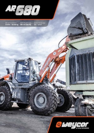 Колісні навантажувачі weycor AR 680