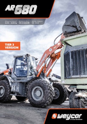 Колісні навантажувачі weycor AR 680