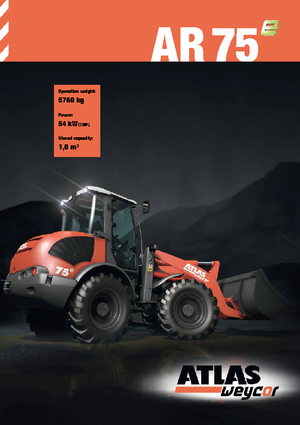Колісні навантажувачі Atlas-weycor AR 75 e