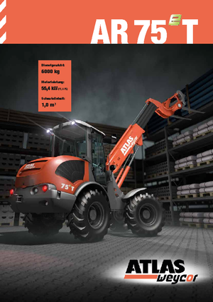 Колісні навантажувачі Atlas AR 75 T