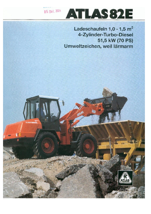 Колісні навантажувачі Atlas AR 82 E