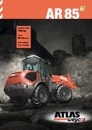 Колісні навантажувачі Atlas AR 85 E