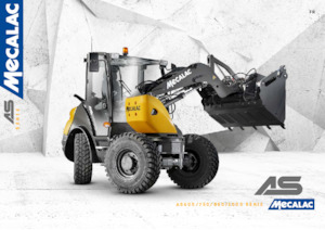 Колісні навантажувачі Mecalac AS1000