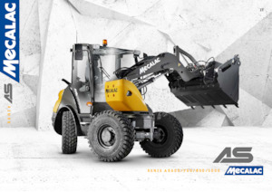 Колісні навантажувачі Mecalac AS1000