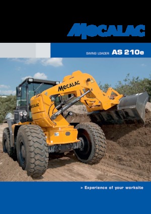 Колісні навантажувачі Mecalac AS210e