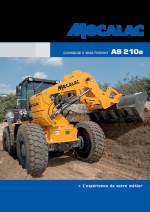 Колісні навантажувачі Mecalac AS210e