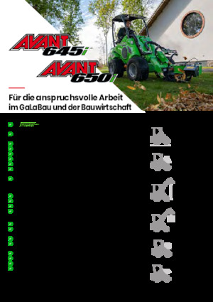 Колісні навантажувачі Avant Tecno Avant 650