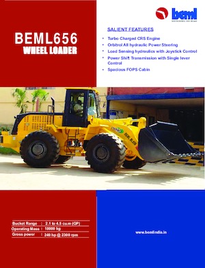 Колісні навантажувачі Beml BEML656