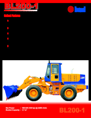 Колісні навантажувачі Beml BL200-1