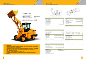 Колісні навантажувачі Lonking CDM858