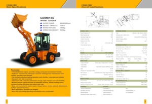 Колісні навантажувачі Lonking CDM818D