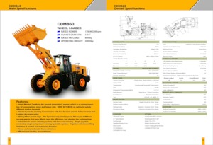Колісні навантажувачі Lonking CDM860