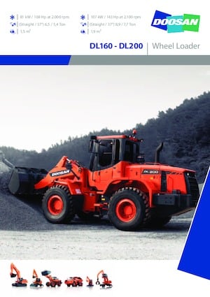 Колісні навантажувачі Doosan DL 160