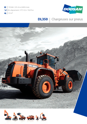 Колісні навантажувачі Doosan DL 350