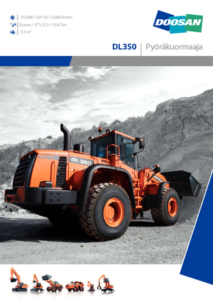 Колісні навантажувачі Doosan DL 350