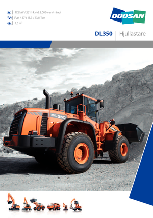 Колісні навантажувачі Doosan DL 350