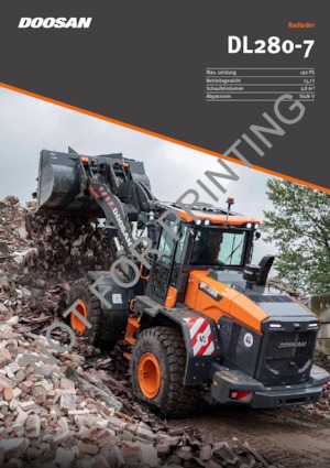 Колісні навантажувачі Doosan DL280-7