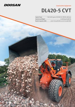 Колісні навантажувачі Doosan DL420-5CVT
